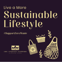 Sustainable Living Instagram post Image Preview