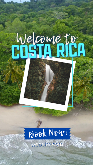 Paradise At Costa Rica Instagram story Image Preview