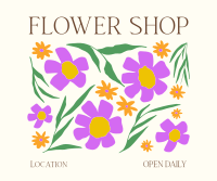 Flower & Gift Shop Facebook Post Design