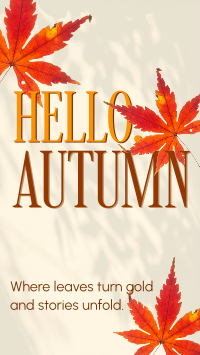 Cozy Autumn Greeting Video Image Preview