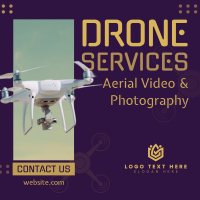 Drone Aerial Camera Instagram Post Design