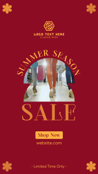 Summer Season Sale YouTube Short Design