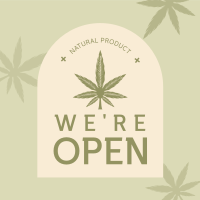 Open Medical Marijuana Instagram post Image Preview