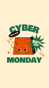 Cyber Monday Sale Facebook Story Image Preview