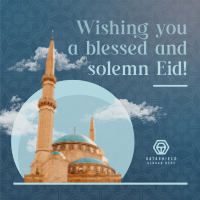 Eid Al Adha Greeting Instagram Post Design
