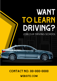 Driving Classes Poster Image Preview