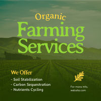 Organic Farming Instagram Post Design