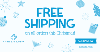Handdrawn Christmas Promo Facebook ad Image Preview