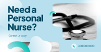 Hiring Personal Nurse Facebook Ad Design