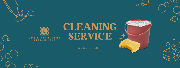 Professional Cleaning Facebook Cover Design Image Preview