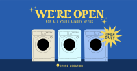 Laundry Store Hours Facebook ad Image Preview