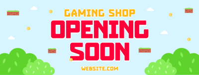 Game Shop Opening Facebook cover Image Preview