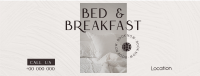 Bed and Breakfast Apartments Facebook Cover Design