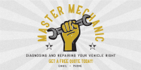 Retro Master Mechanic Twitter post Image Preview