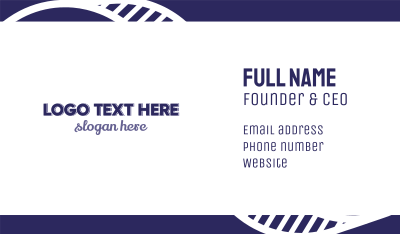 Traditional & Modern Text Font Business Card Image Preview