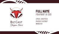 Bull Chophouse Knife Business Card Image Preview