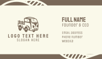 Old Farm Truck Business Card Design