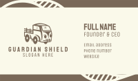 Old Farm Truck Business Card Image Preview