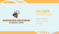 Fun Bumblebee Mascot Business Card Image Preview