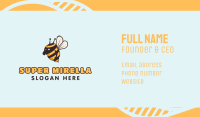 Fun Bumblebee Mascot Business Card Image Preview