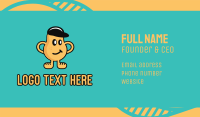 Smirk Potato Man Business Card Image Preview