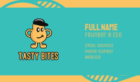 Smirk Potato Man Business Card Image Preview