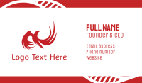 Red Phoenix Business Card Image Preview