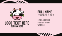 Organic Happy Cow Farm Business Card Image Preview