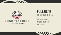 Organic Happy Cow Farm Business Card Image Preview