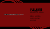 Samurai Wordmark Business Card Image Preview
