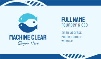 Triple Blue Fish Business Card Image Preview