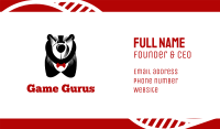 Big Bear & Bowtie Business Card Image Preview