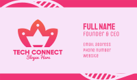 Lotus Flower Crown Business Card Image Preview