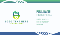 Green City Construction Business Card Preview