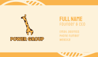 Giraffe Wrench Business Card Image Preview