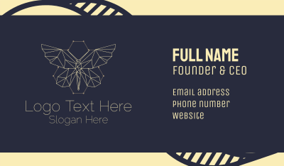 Butterfly Beehive Hive Business Card