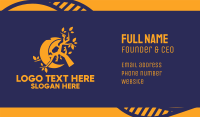 Crescent Chameleon Branch Business Card Image Preview