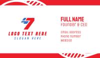 Racing Tech Number 7 Business Card Preview