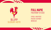 Red Rooster Business Card Image Preview