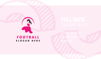 Pink Female Dress Business Card Image Preview
