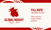 Red Rooster Business Card Image Preview