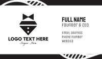 Diamond Bow Tie Business Card Design