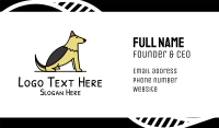 Dog Illustration Business Card Image Preview