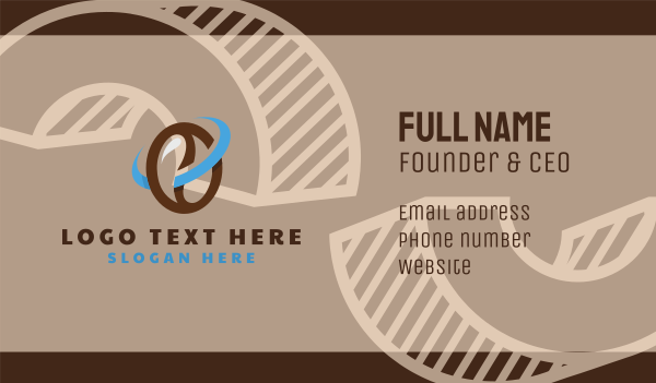 Coffee Bean Galaxy Business Card Design Image Preview