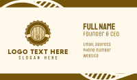 Vintage Beer Barrel Business Card Image Preview