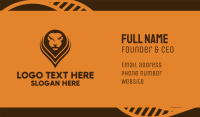 Location Lion Face Business Card Design