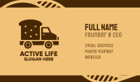 Bread Delivery Van Truck Business Card Image Preview