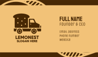 Bread Delivery Van Truck Business Card Image Preview