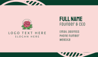 Rose Bloom Flower  Business Card Preview