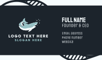 Great White Shark Business Card Design